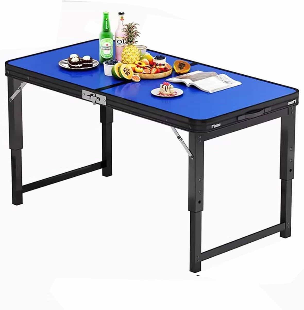 klaptafel outdoor draagbare tafel picknick kamperen verstelbare