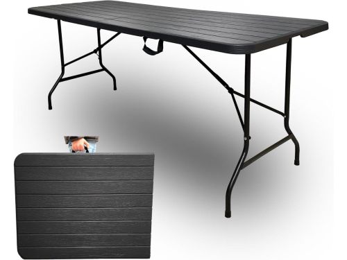 Klaptafel - Picknicktafel - Buiten dineren - Houtlook structuur