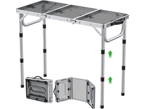 Klaptafel - Picknicktafel - Buiten koken - In 3 hoogtes