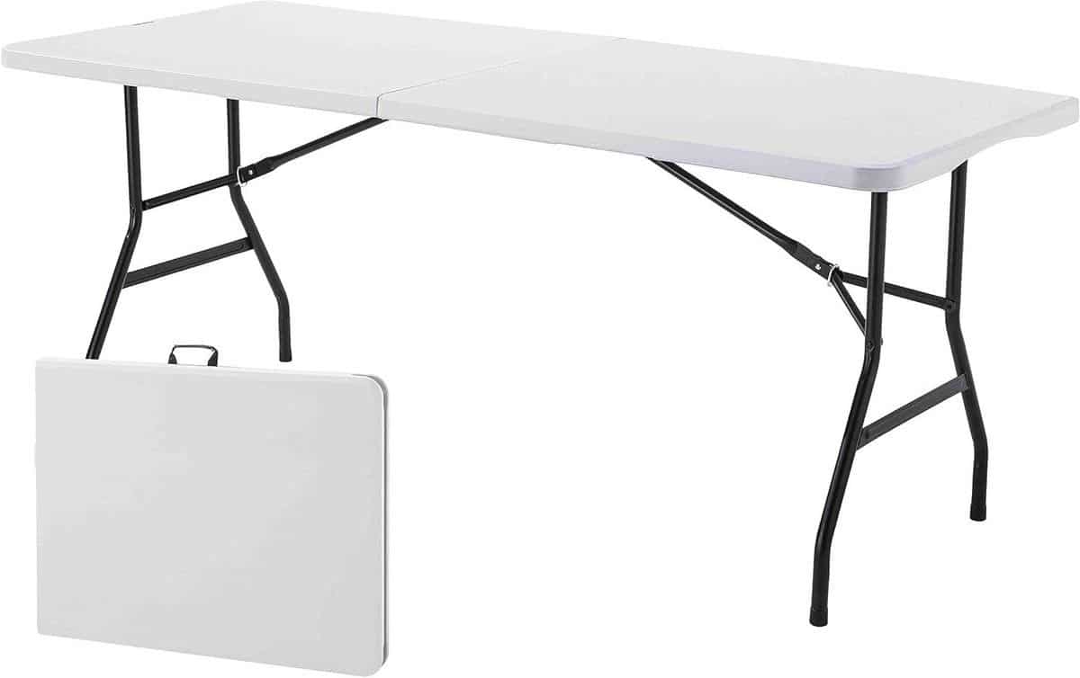 klaptafel picknicktafel buitenactiviteiten inklapbaar kofferformaat 180