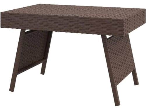 Klaptafel Poly Rattan - Bijzettafel Koffietafel - Buiten Zetten