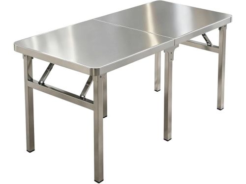 Klaptafel Roestvrijstaal - Opvouwbare Werkbank - Voedselbereiding Keuken - Ruim