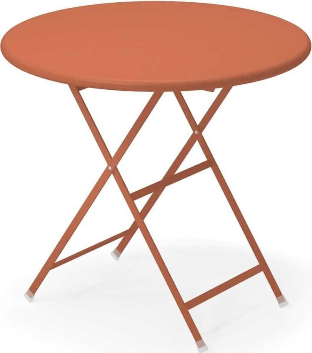 klaptafel rond balkontafel terrastafel buiten eten krasbestendig