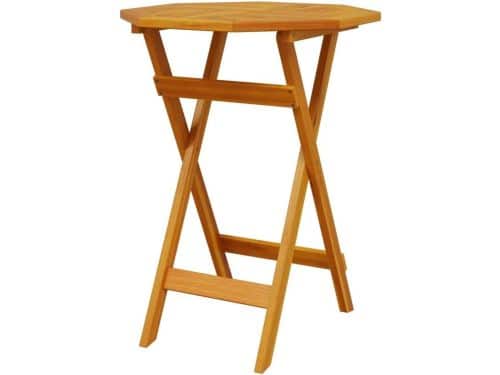 Klaptafel Rond - Tuintafel Hout - Buiten Zitten - Inklapbaar