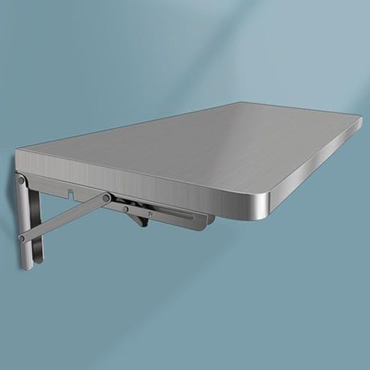 klaptafel rvs wandmontage tafel serveerplank ruimte maximaliseren