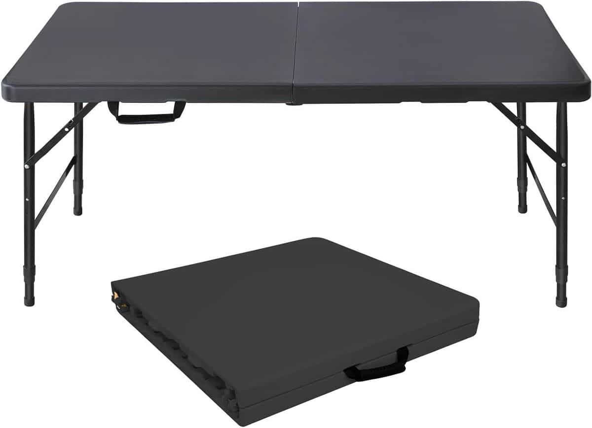 klaptafel tafel met handvat buitenfeesten organiseren gemakkelijk