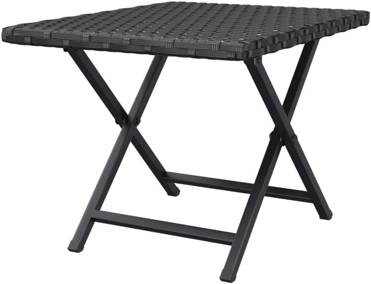 klaptafel tuintafel balkontafel buiten zitten weerbestendig polyrotan