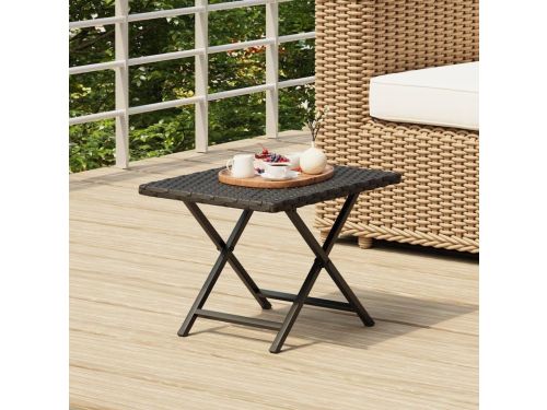 Klaptafel - Tuintafel Balkontafel - Buiten Zitten - Weerbestendig Rotan