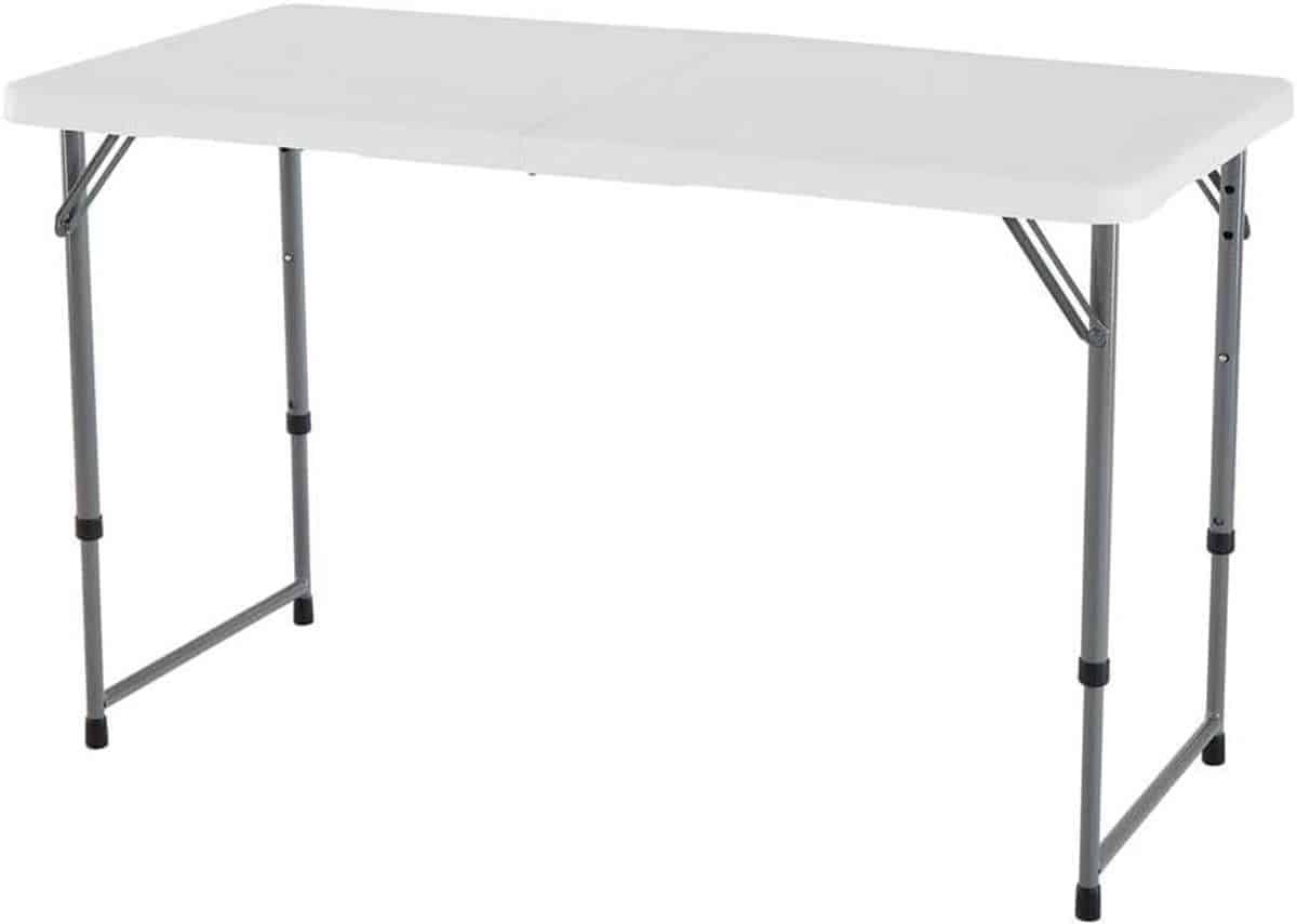 klaptafel verstelbare tafel buitenactiviteiten 4 hoogtes