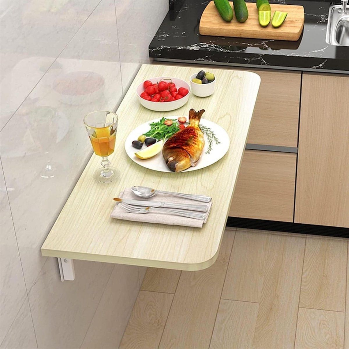 klaptafel wandbureau opklapbaar ruimte besparen sterk draagvermogen