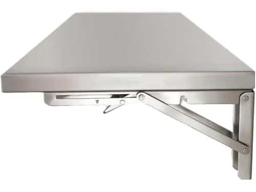 Klaptafel - Wandbureau - Ruimtebesparend Werken - Versterkt RVS