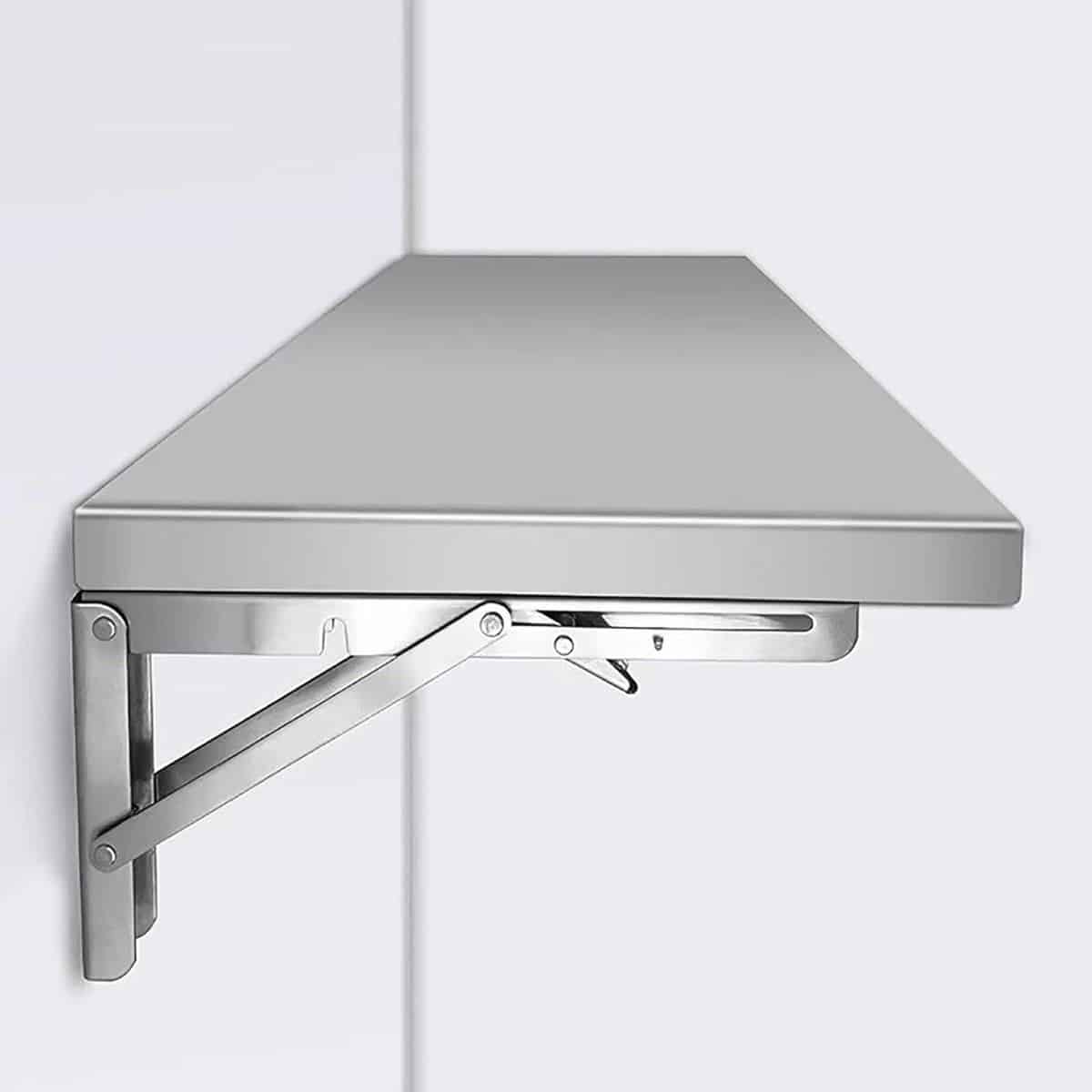 klaptafel wandmontage tafel ruimte besparen ronde hoeken
