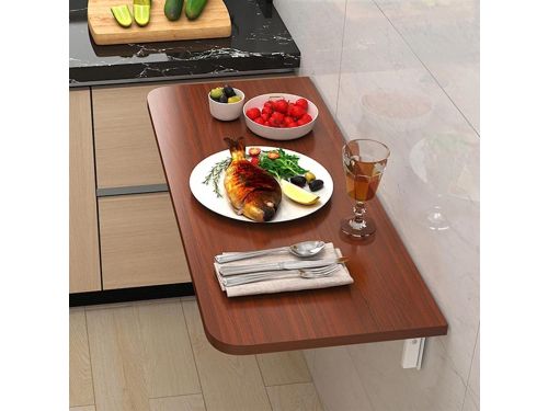 Klaptafel - Wandtafel Inklapbaar - Ruimtebesparend Werken - Met Ontgrendelingsmechanisme