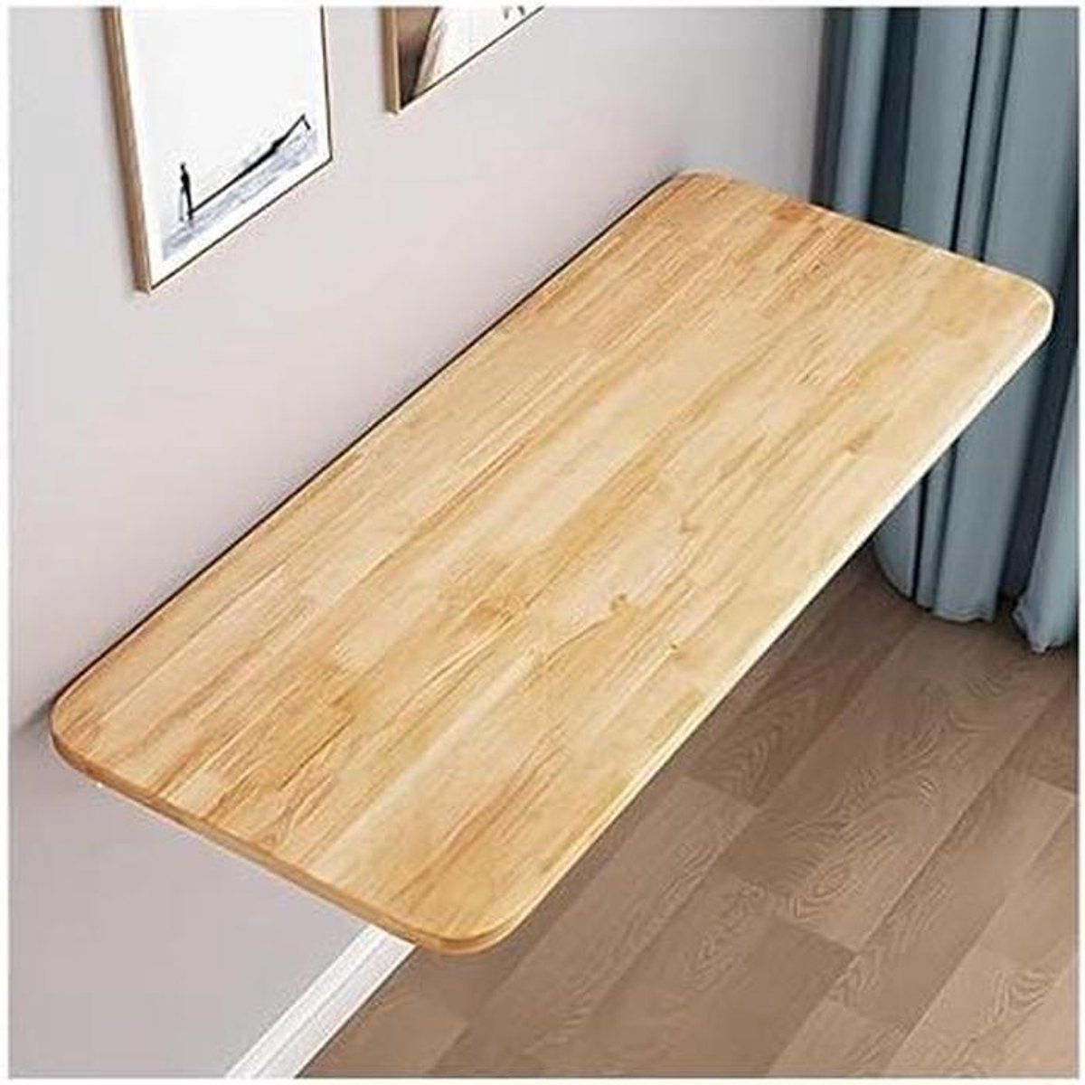 klaptafel wandtafel ruimtebesparend werken robuuste metalen beugels