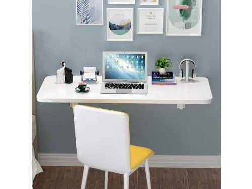 Klaptafel - Wandtafel Vouwtafel - Ruimte Besparen - Afgeronde Hoeken