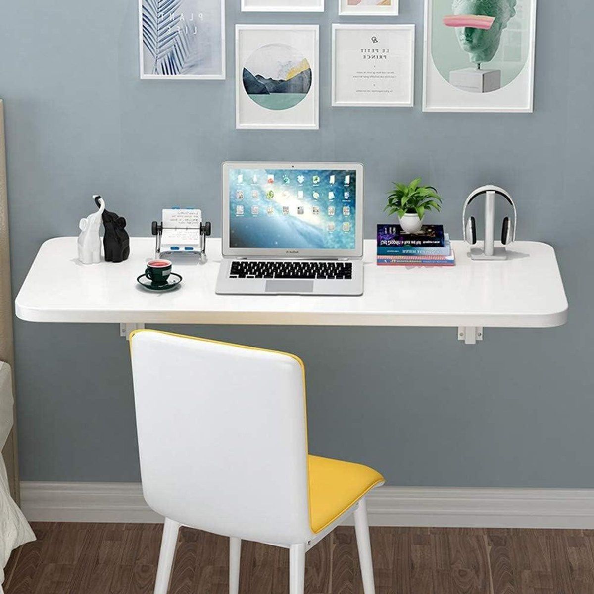 klaptafel wandtafel vouwtafel ruimte besparen afgeronde hoeken