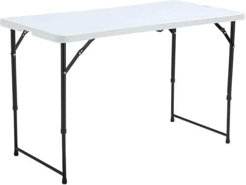 Klaptafel, wit, 122 x 61 x 74 cm