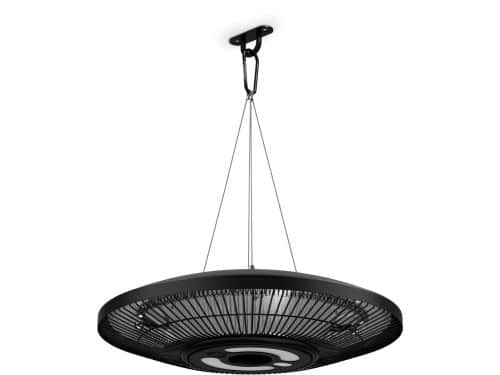 Klarstein LumiHeat infraroodplafondverwarming 2000 W - terrasverwarmer met ledverlichting