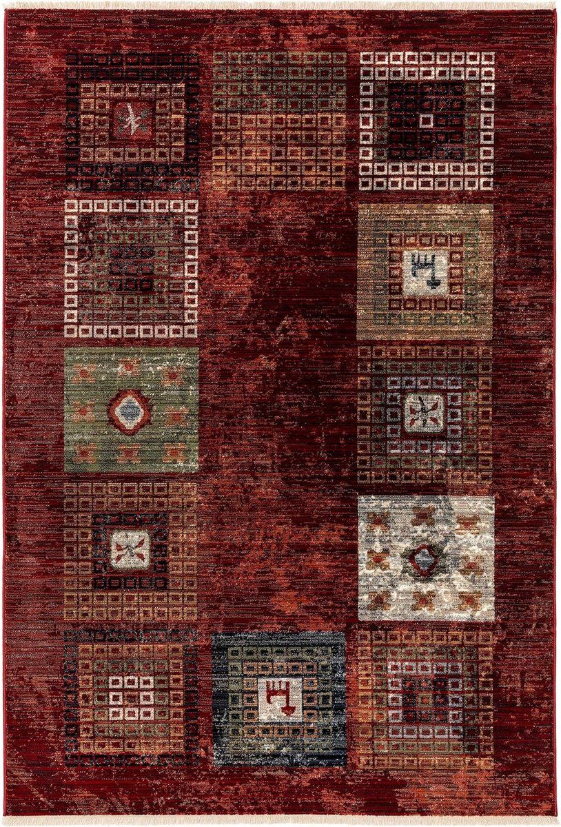 kleurrijk buitenkleed mythos 120×170 cm geschikt voor tuin en