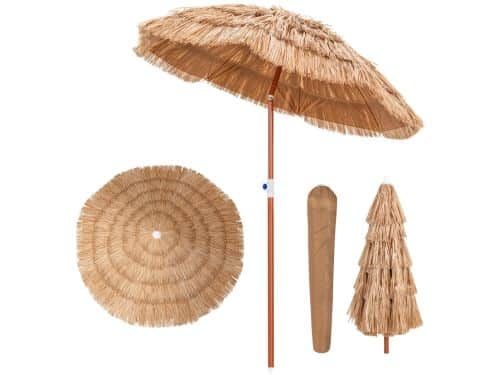 KOMFOTTEU Hawaï parasol - stroparasol van PP - stokparasol