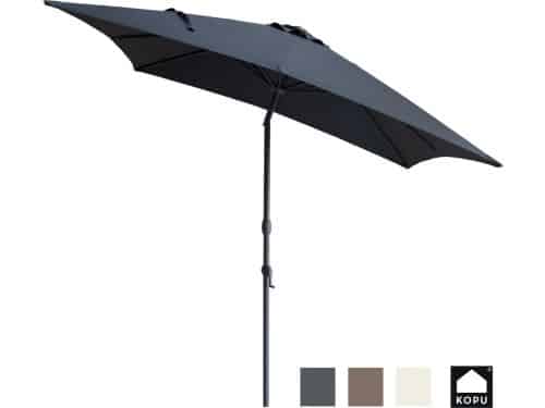 Kopu® Alicante - Parasol Vierkant 230x230 cm met Windvanger