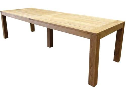 Krista dining tuintafel 300x100xH77,5 cm - poten 10 cm teak