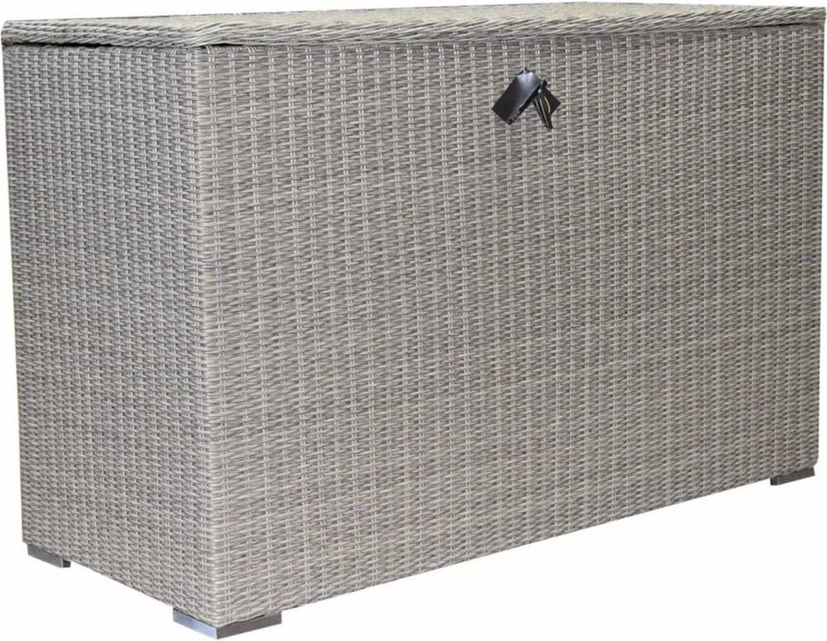 kussenbox groot 167x70xh106 cm grijs