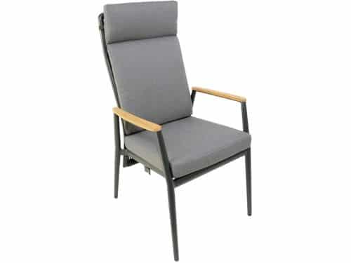 Lakeshore verstelbare dining stoel midnight grey Oosterik Home