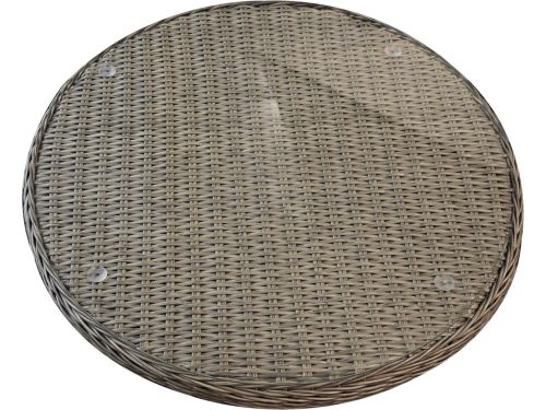 Lazy Susan draaiplateau grijs 70cm doorsnede