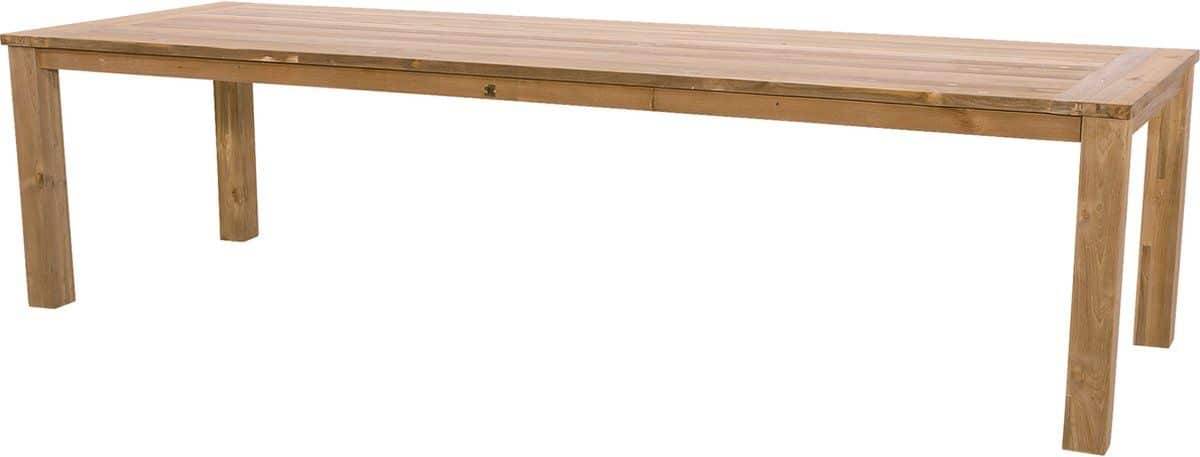 lesli living eettafel recycled teak 300 bruin