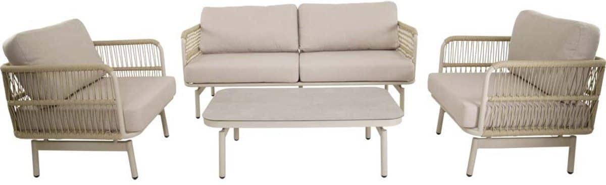 lesli living loungebank akiro beige 179x75x66cm