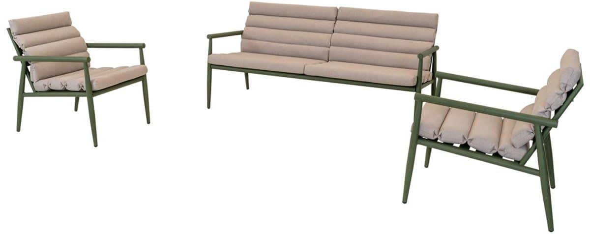 lesli living loungebank harper groen 168x76x72cm