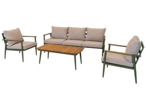 Lesli Living - Loungebank Riga - Groen - 188x74x72cm