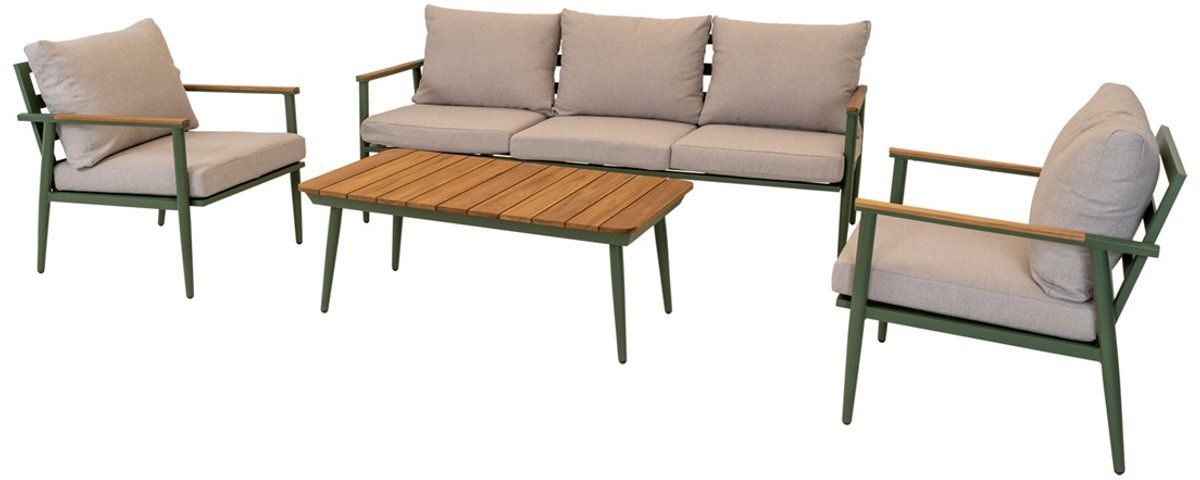 lesli living loungebank riga groen 188x74x72cm