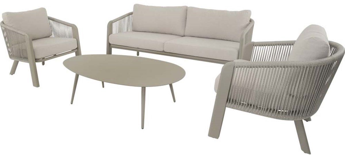 lesli living loungebank tanoa taupe 174x78x69cm