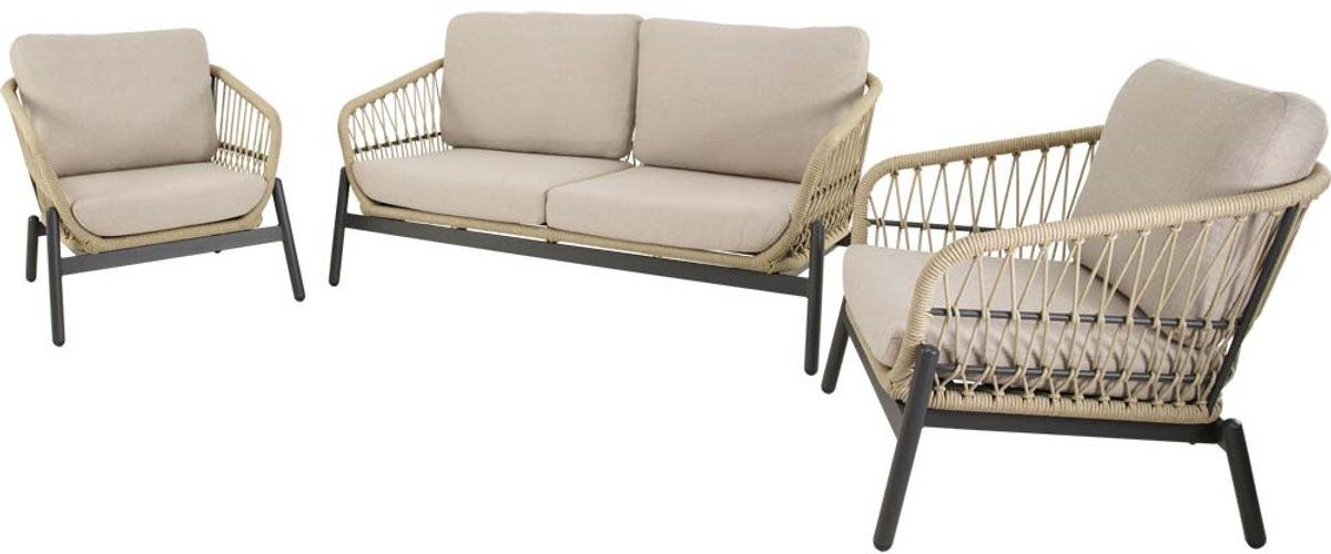 lesli living loungebank zavi beige 163,5x83x72,5cm