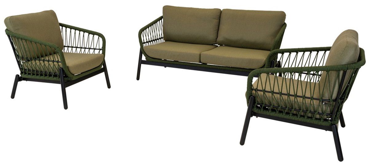 lesli living loungebank zavi groen 163,5x83x72,5cm