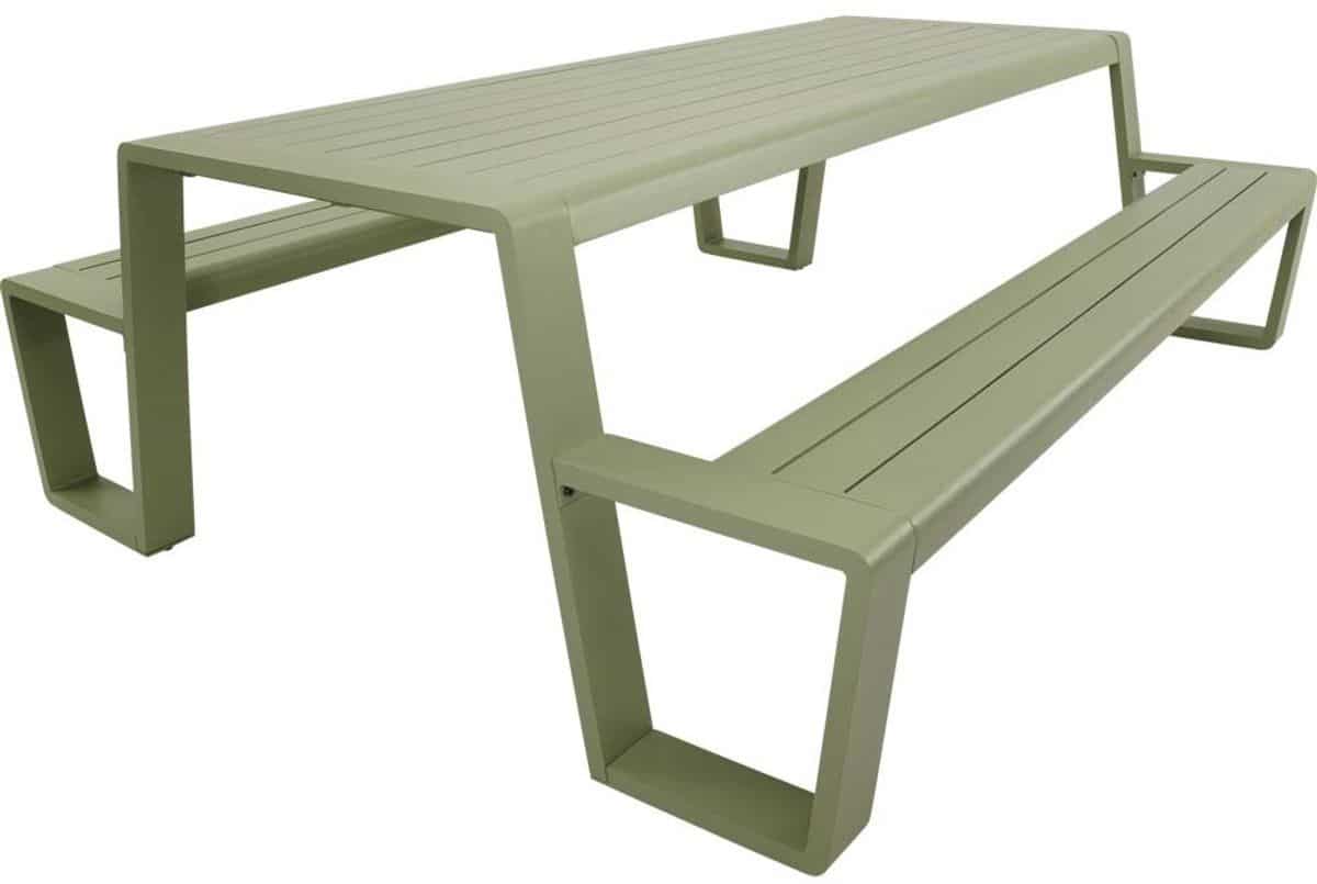 lesli living picknickset estilo groen 220x183x74cm