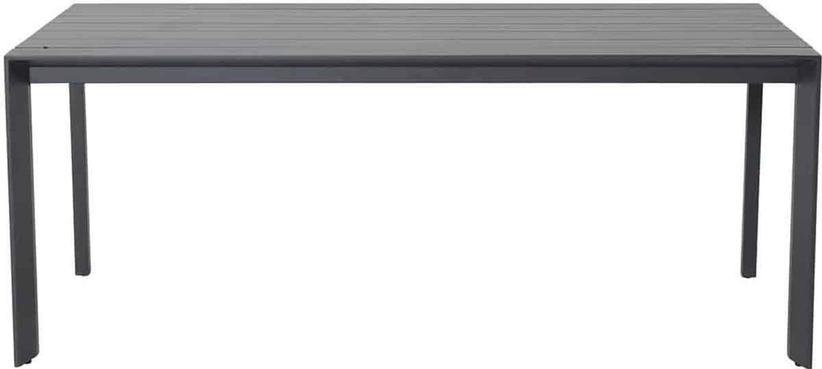 levanto lounge diningtafel 170×97 cm carbon black