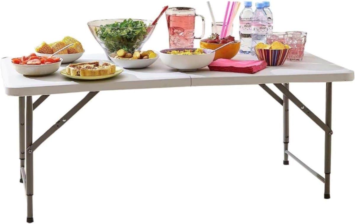 lichtgewicht klaptafel opvouwbaar kampeermeubel buitenactiviteiten organiseren compact