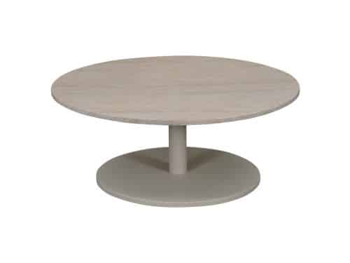 Lido lounge tafel 60x60x30 cm latte polystone travertine
