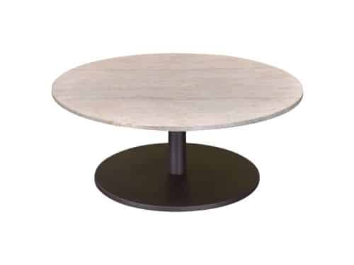 Lido lounge tafel 80x80x35 cm terre polystone travertine