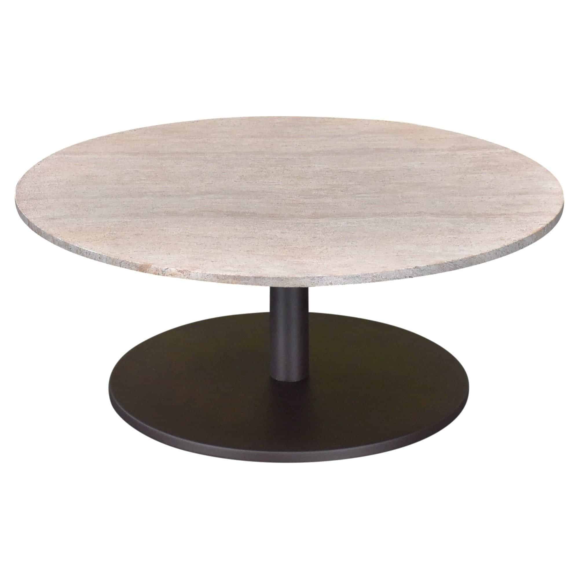 lido lounge tafel 80x80x35 cm terre polystone travertine