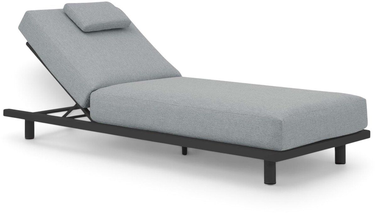 ligbed ostuni | crepe grey & black