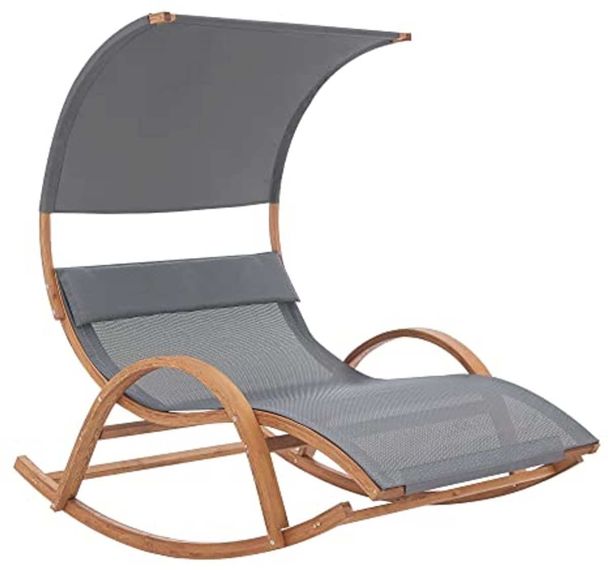 ligbed schommelstoel 181x135x190 cm perfect voor tuin en balkon