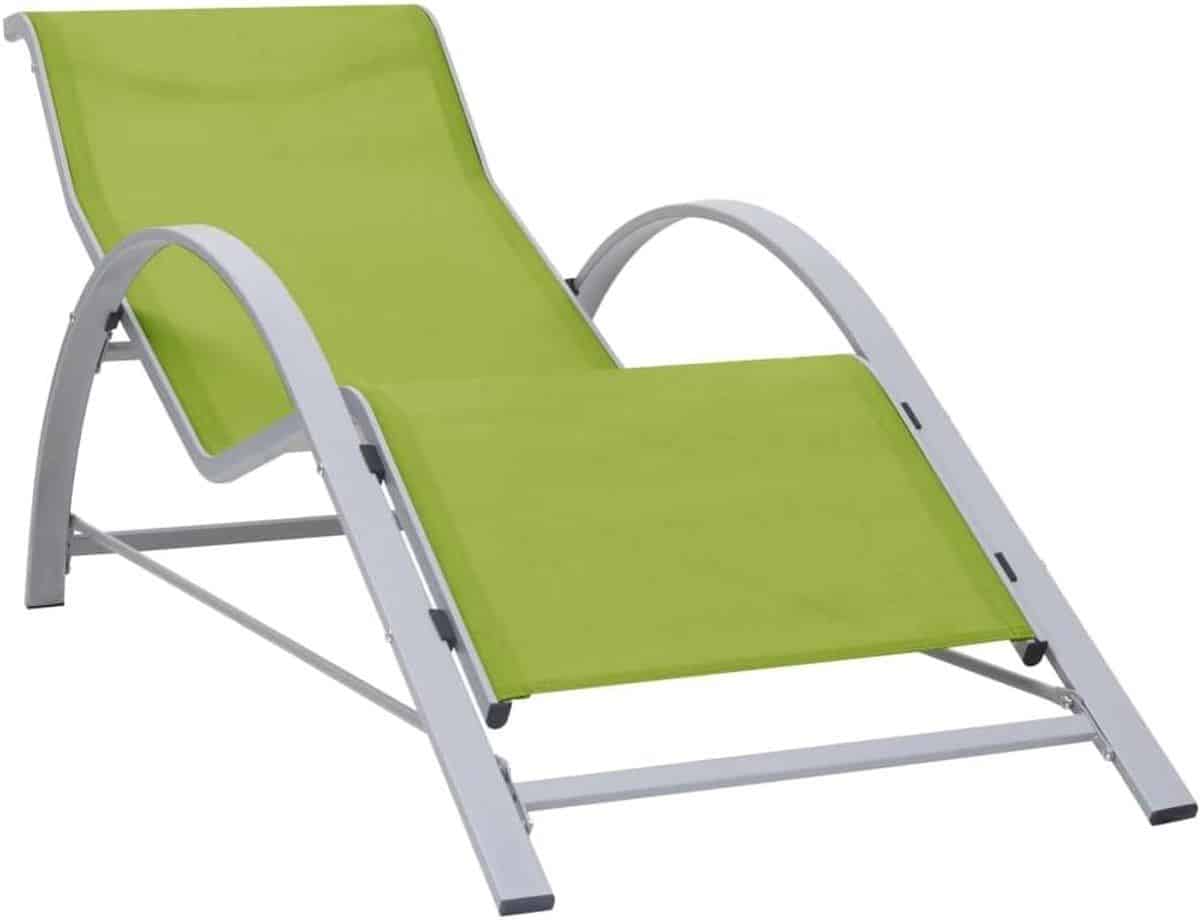 ligbed textileen loungebed tuin ontspannen buiten ergonomisch