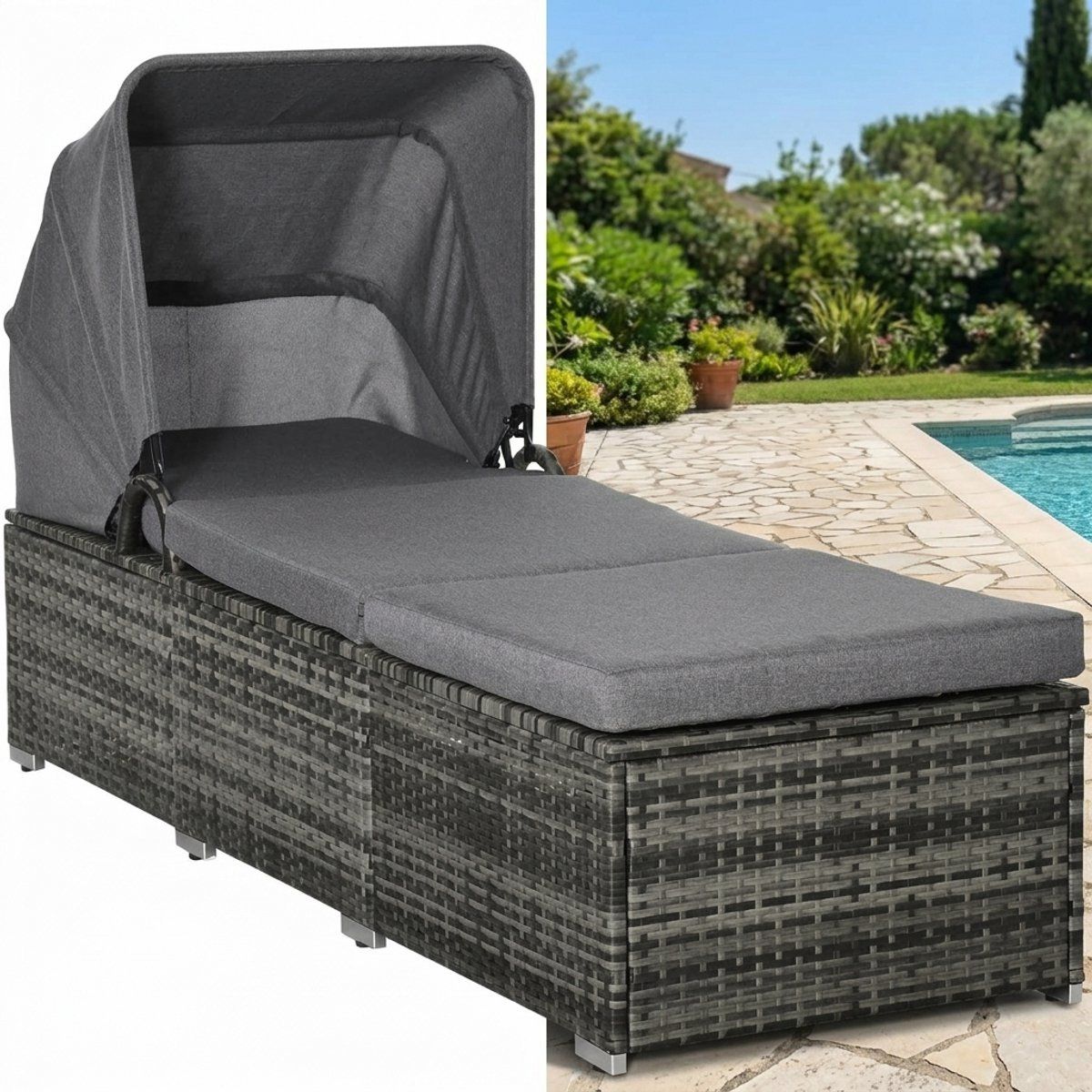 ligbed tuin zonnebed ligstoel weerbestendig