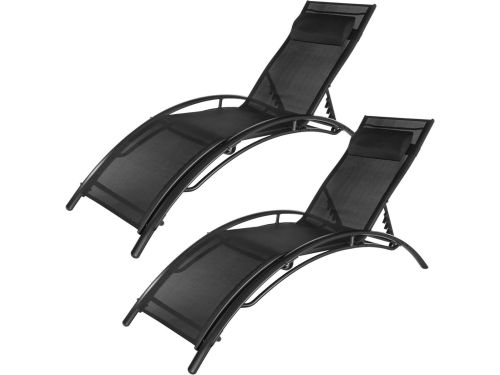 Ligbedden Set - Zonnestoelen Chaise Longues - Ontspannen Buiten
