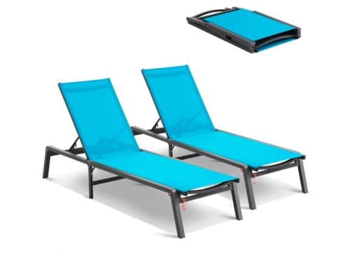 Ligbedden voor buiten - Loungestoelen - Aluminium - Met 5