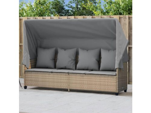 Ligstoel met Luifel - Tuinstoel Lounger - Buiten Ontspannen